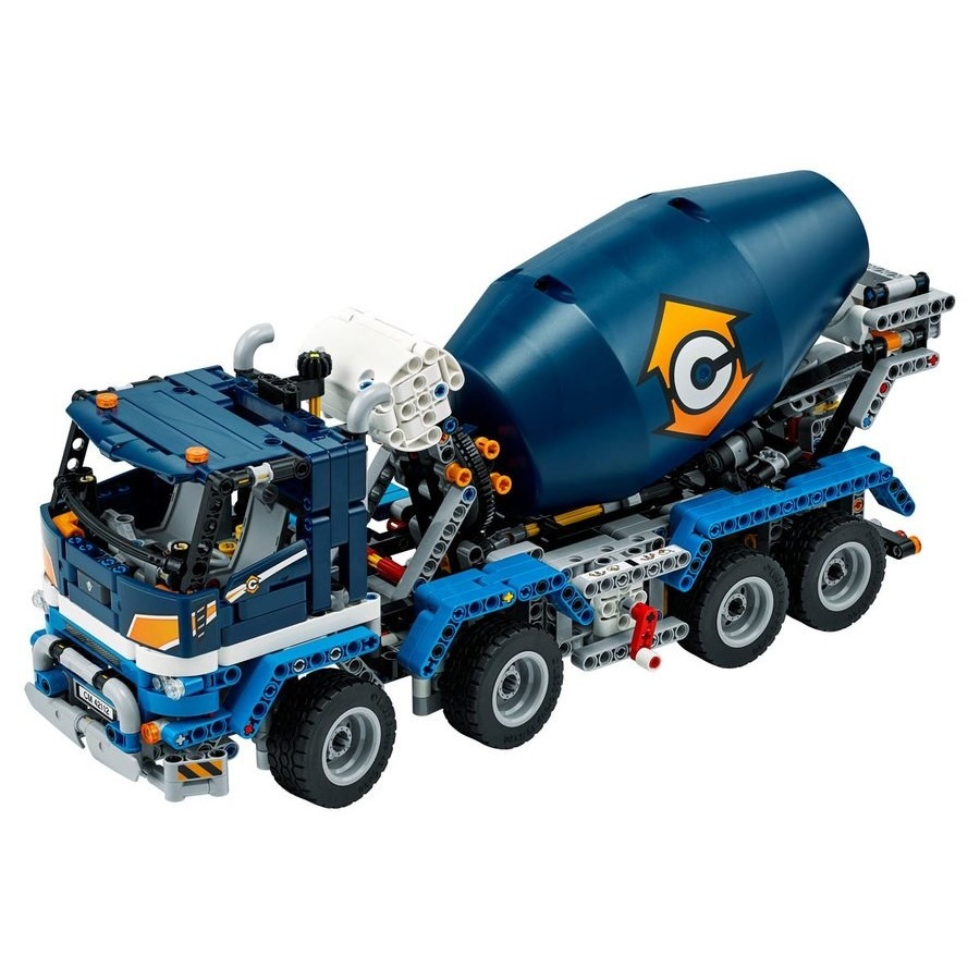 Lego Method Concrete Mixer Truck