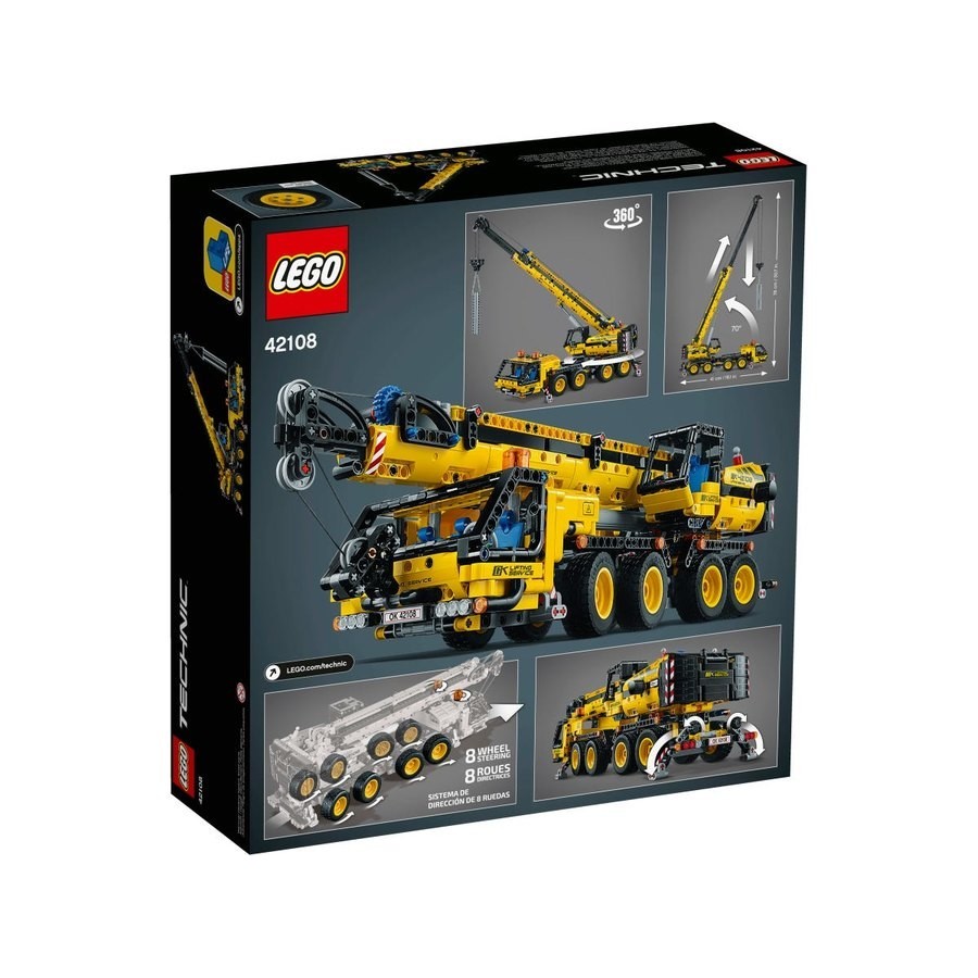 Bankruptcy Sale - Lego Method Mobile Crane - Liquidation Luau:£73[sab10842nt]