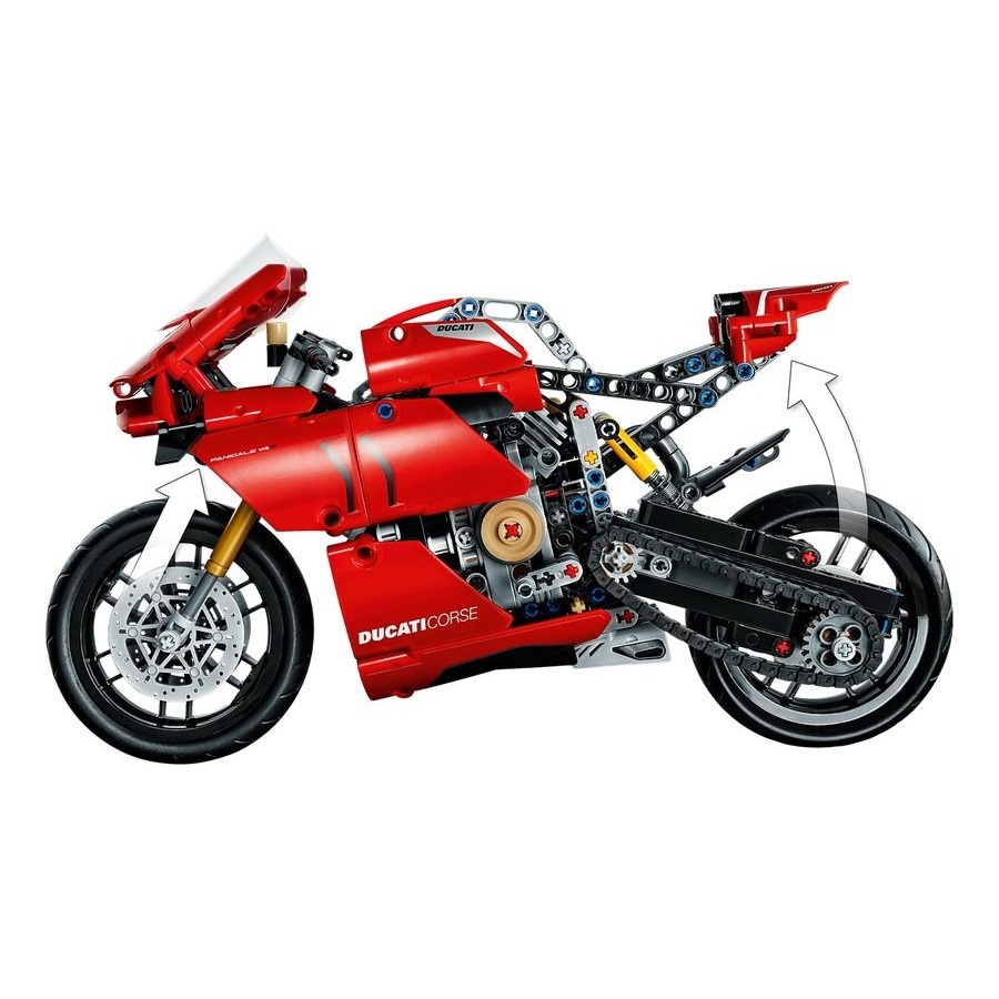 Winter Sale - Lego Technic Ducati Panigale V4 R - Back-to-School Bonanza:£58[lab10844ma]