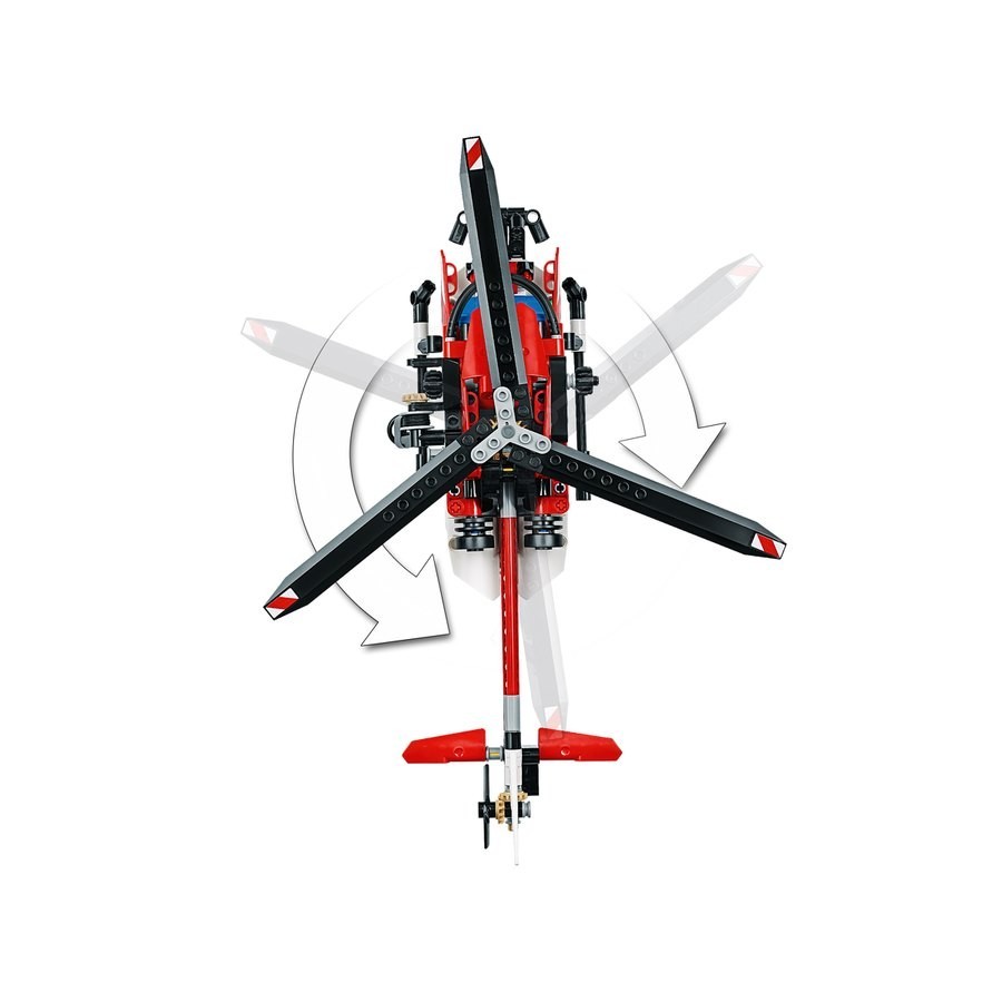 Bonus Offer - Lego Technique Rescue Chopper - Off-the-Charts Occasion:£34[lib10848nk]