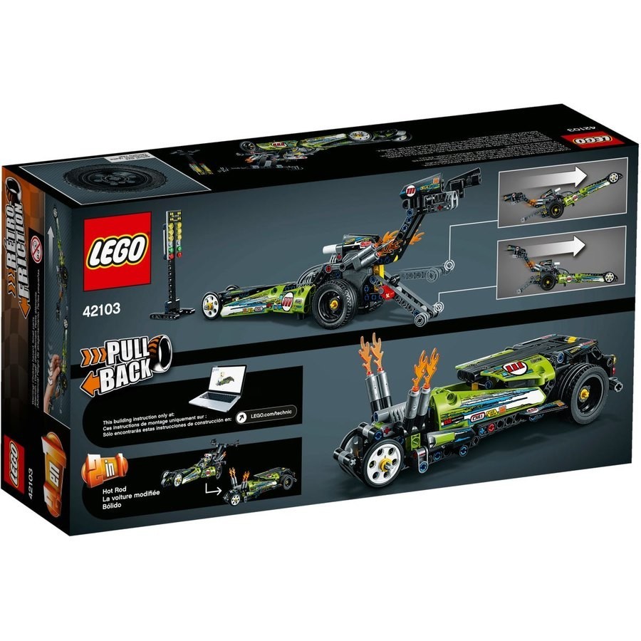 Mega Sale - Lego Technic Dragster - Deal:£18[lab10855ma]