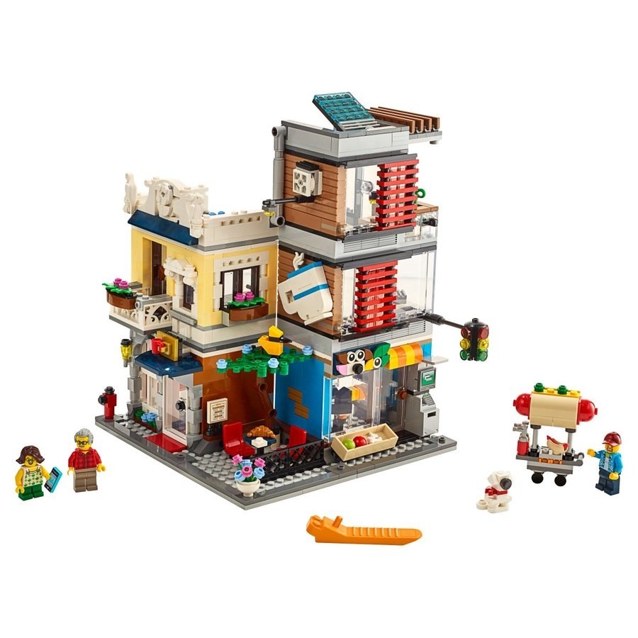 Lego Developer 3-In-1 Townhouse Family Pet Outlet & COFFEE SHOP