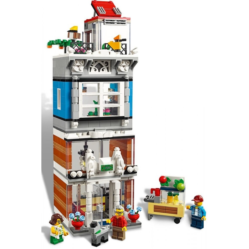 Lego Producer 3-In-1 Townhouse Pet Dog Store & Café