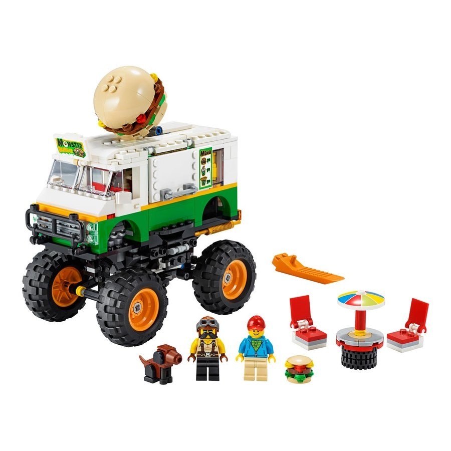 Lego Maker 3-In-1 Monster Cheeseburger Vehicle