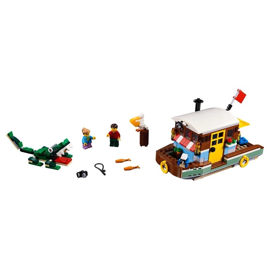 Click Here to Save - Lego Producer 3-In-1 Waterfront Houseboat - Surprise Savings Saturday:£31