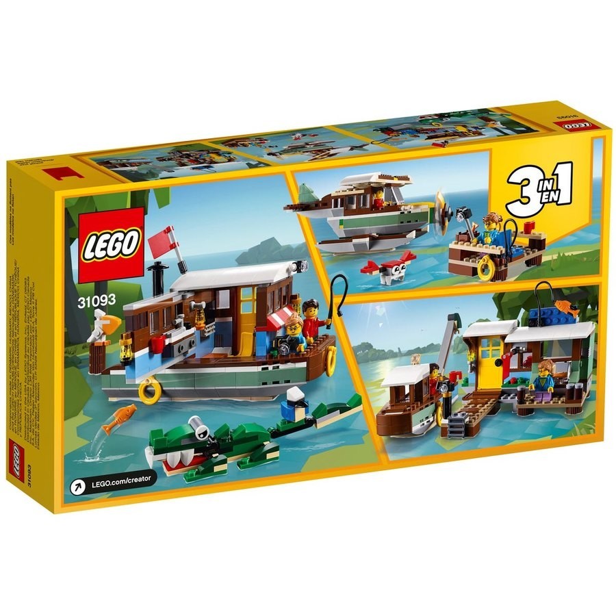 Lego Developer 3-In-1 Waterfront Houseboat