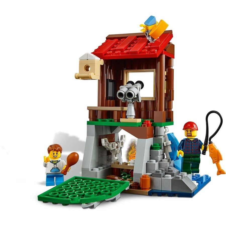 Click and Collect Sale - Lego Producer 3-In-1 Rural Log Cabin - Half-Price Hootenanny:£28