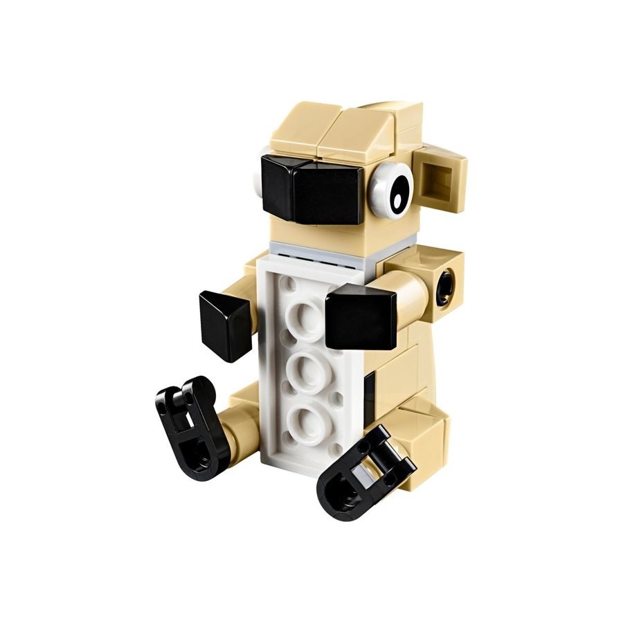 Black Friday Sale - Lego Producer 3-In-1 Cute Pug - Virtual Value-Packed Variety Show:£5