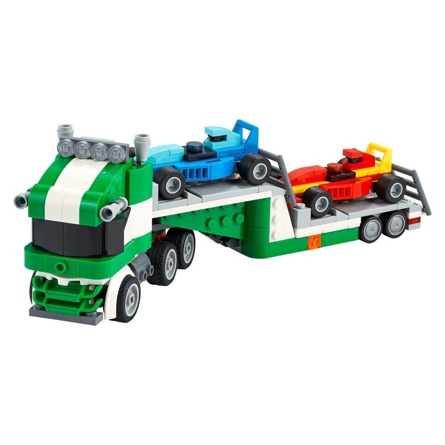 Lego Maker 3-In-1 Race Cars And Truck Transporter