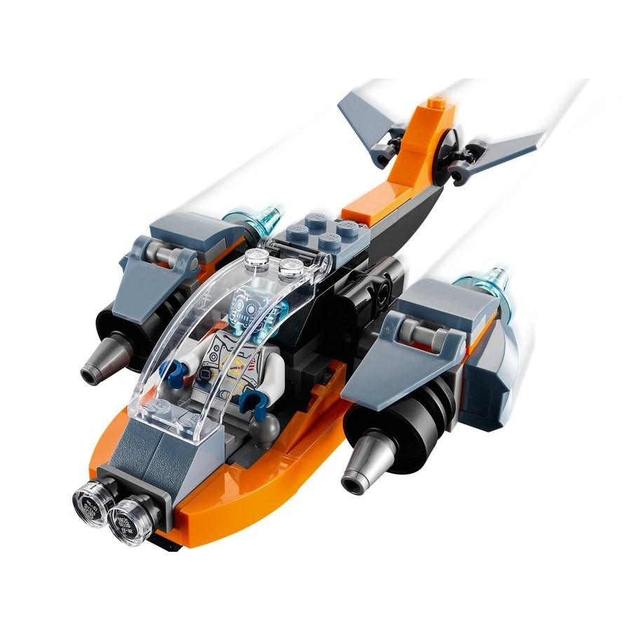 50% Off - Lego Inventor 3-In-1 Cyber Drone - Savings:£9