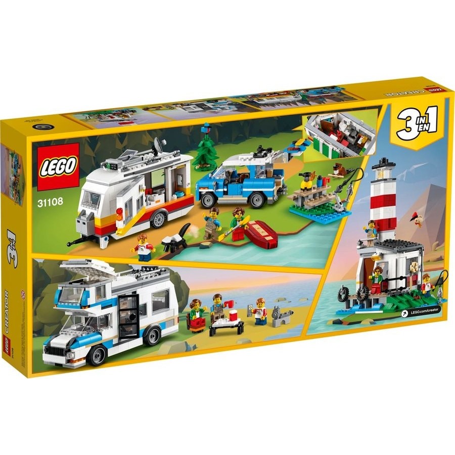 Unbeatable - Lego Inventor 3-In-1 Campers Family Holiday Season - E-commerce End-of-Season Sale-A-Thon:£58[beb10878nn]