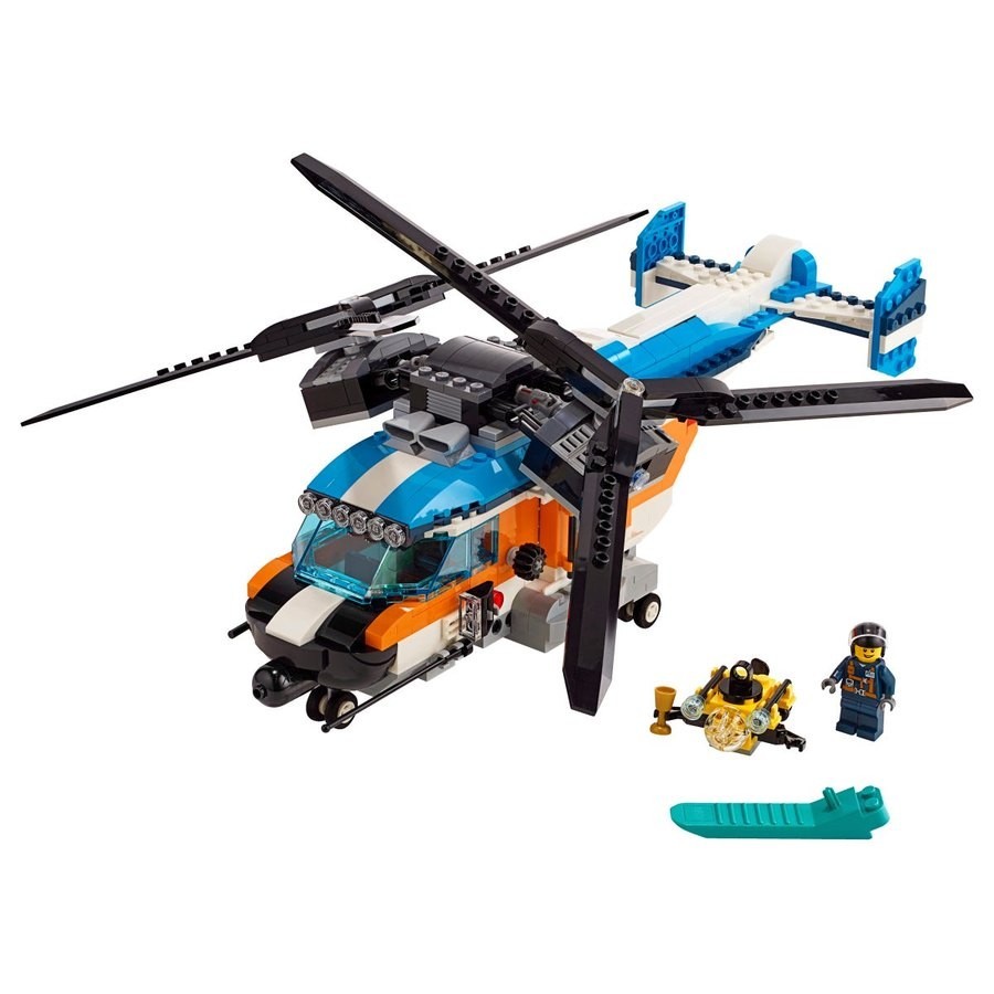 Early Bird Sale - Lego Inventor 3-In-1 Twin-Rotor Chopper - Cyber Monday Mania:£46