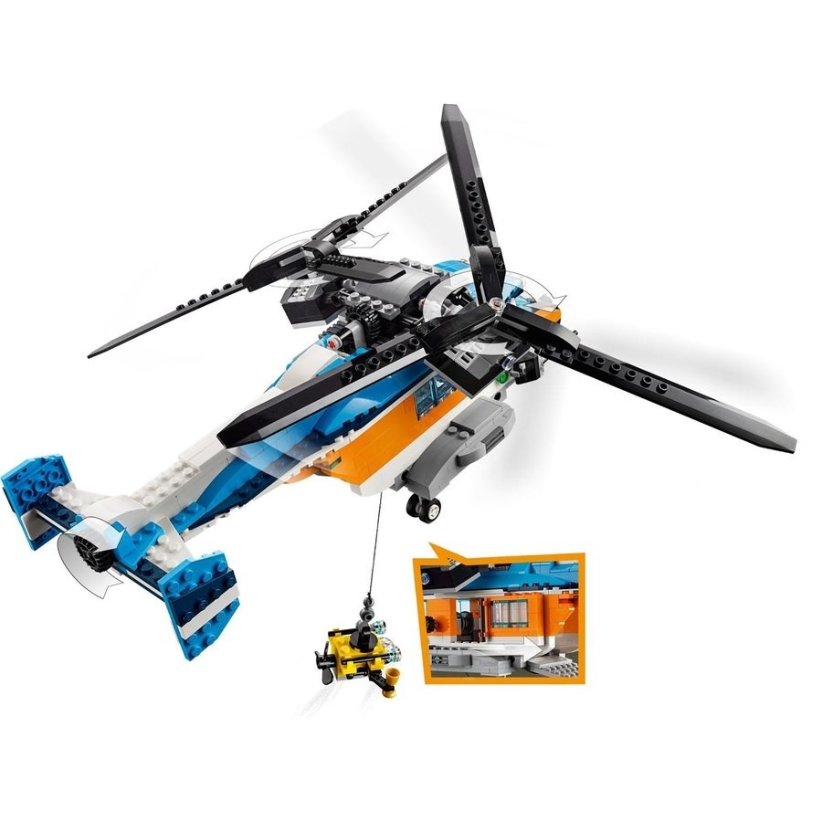 Lego Maker 3-In-1 Twin-Rotor Helicopter