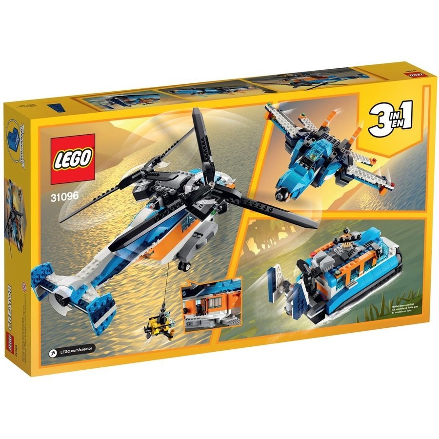 Lego Designer 3-In-1 Twin-Rotor Helicopter
