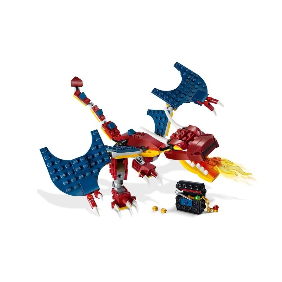 Blowout Sale - Lego Producer 3-In-1 Fire Monster - Closeout:£19[cob10883li]