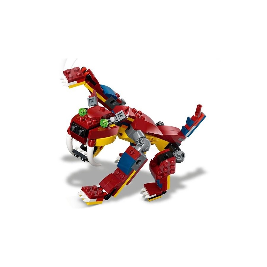 Blowout Sale - Lego Producer 3-In-1 Fire Monster - Closeout:£19[cob10883li]