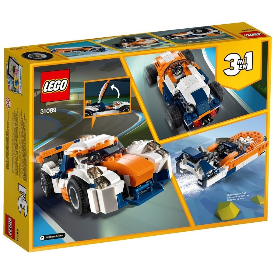 March Madness Sale - Lego Creator 3-In-1 Sundown Keep Track Of Racer - Online Outlet Extravaganza:£20[lab10885ma]