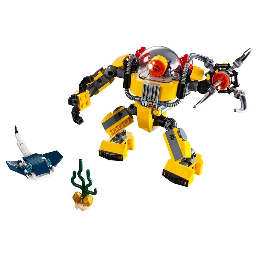 Free Gift with Purchase - Lego Creator 3-In-1 Underwater Robot - Weekend:£20