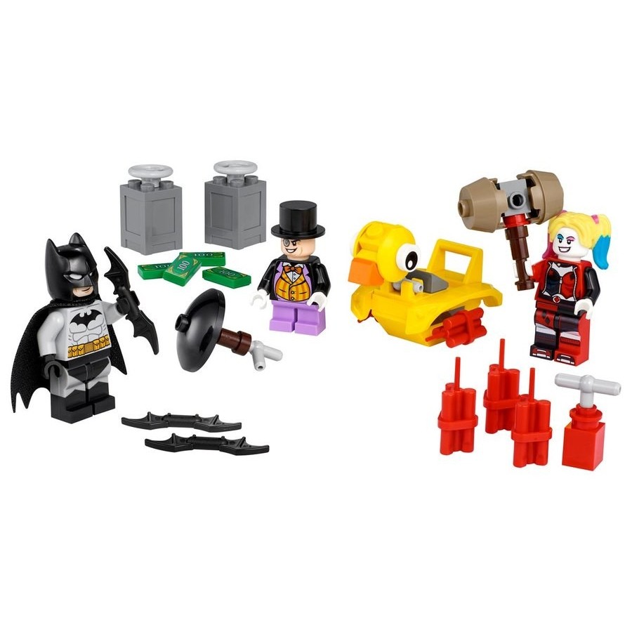 Early Bird Sale - Lego Dc Batman Vs. The Penguin & Harley Davidson Quinn - Bonanza:£12