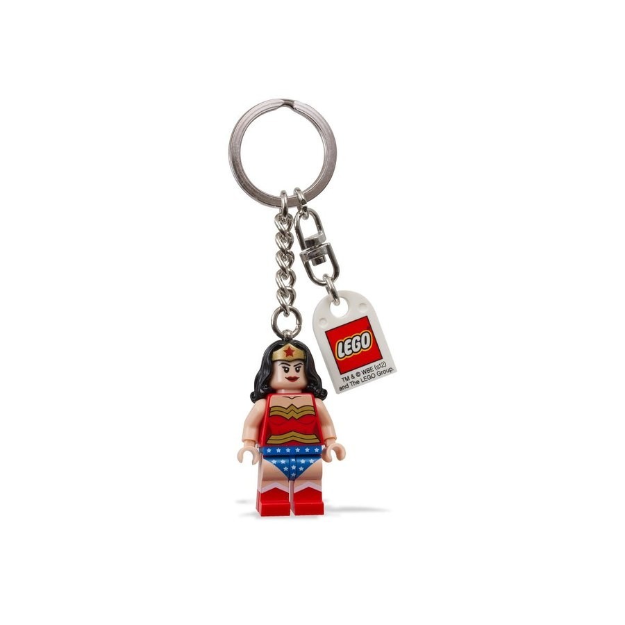 Lego Dc Comics Super Heroes Marvel Lady Key Chain