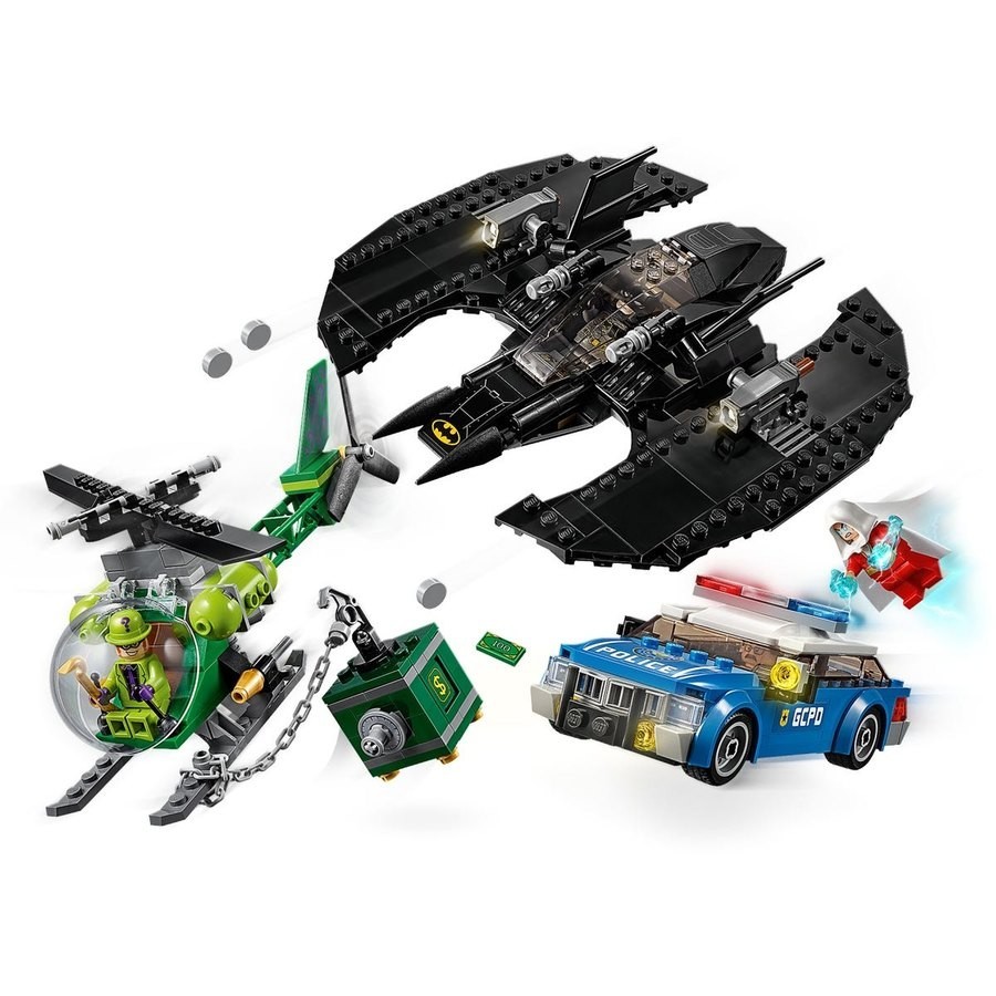 Lego Dc Batman Batwing As Well As The Riddler Heist