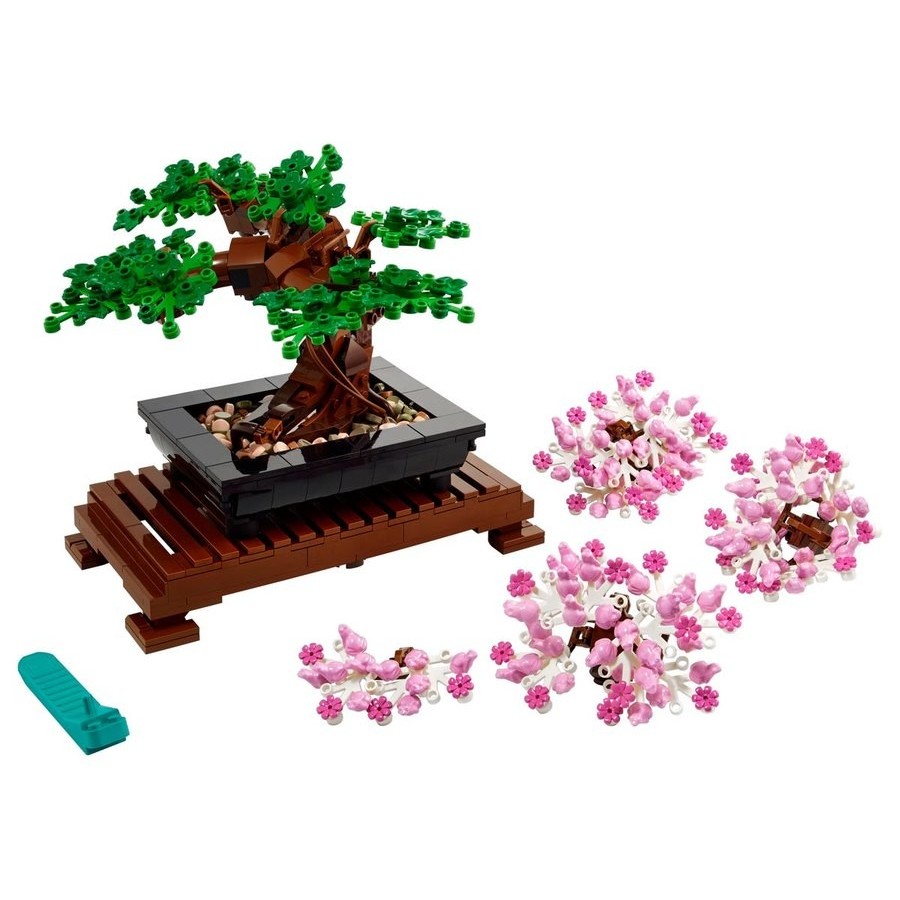 September Labor Day Sale - Lego Creator Expert Bonsai Plant - Doorbuster Derby:£43[cob10913li]