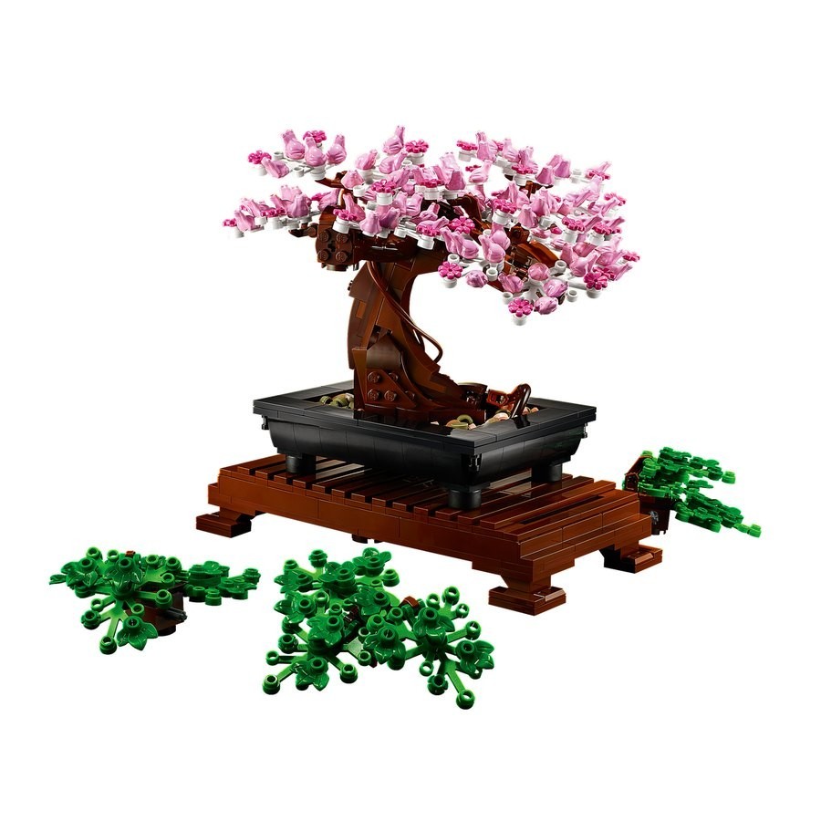 September Labor Day Sale - Lego Creator Expert Bonsai Plant - Doorbuster Derby:£43[cob10913li]