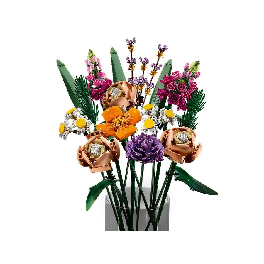 June Bridal Sale - Lego Creator Expert Flower Bouquet - Value:£43[hob10914ua]
