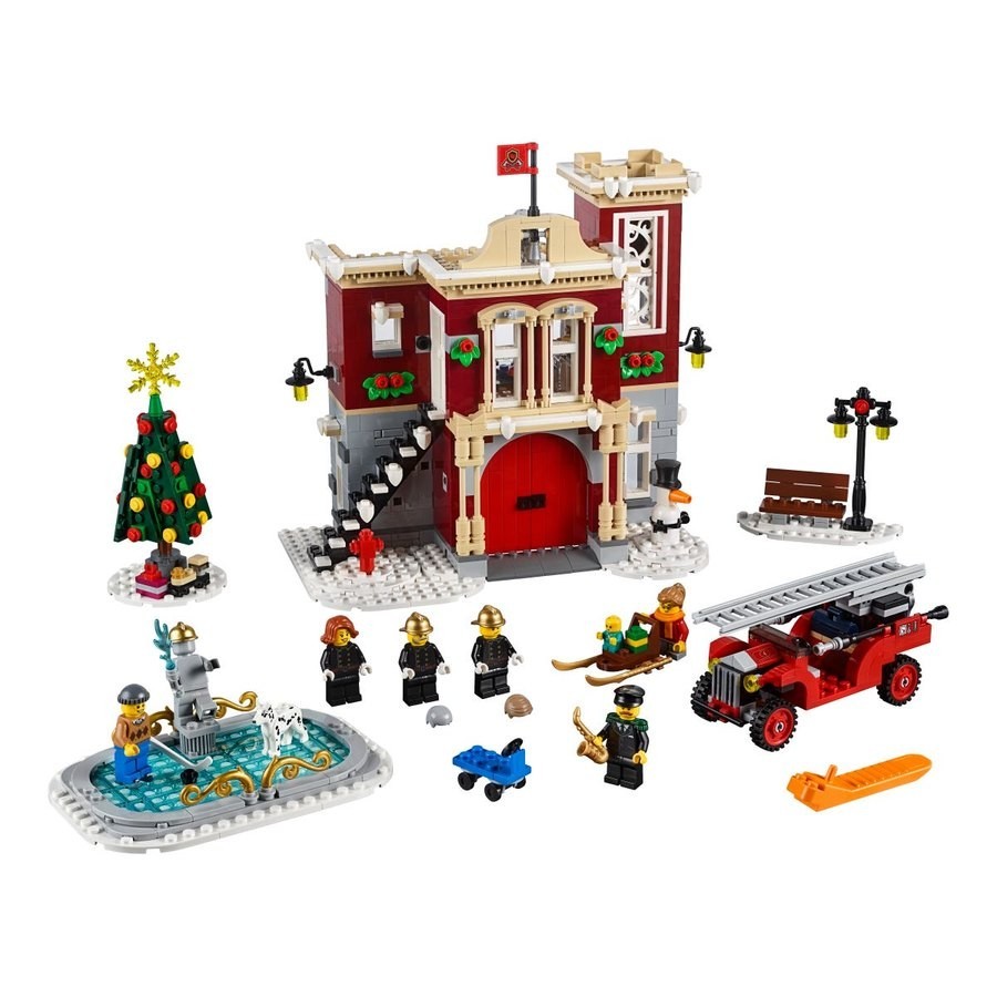 Final Sale - Lego Creator Expert Winter Season Community Fire Station - Frenzy:£74[chb10922ar]