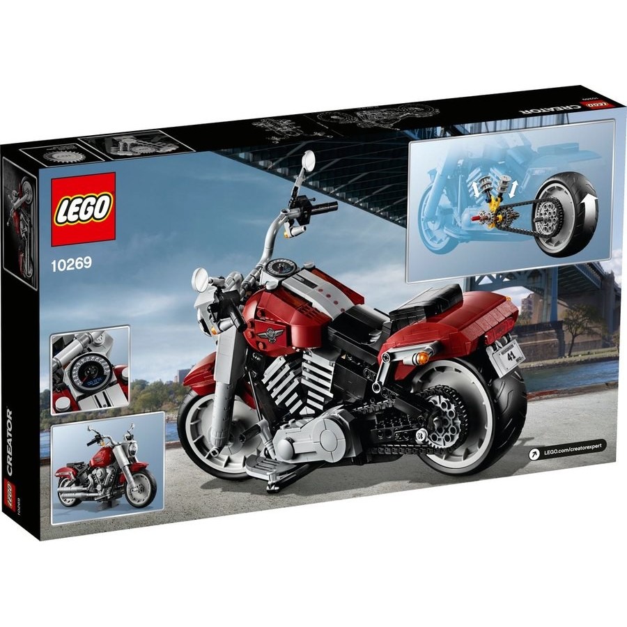 Doorbuster Sale - Lego Creator Expert Harley-Davidson Fat Young Boy - Off:£74[lab10925ma]