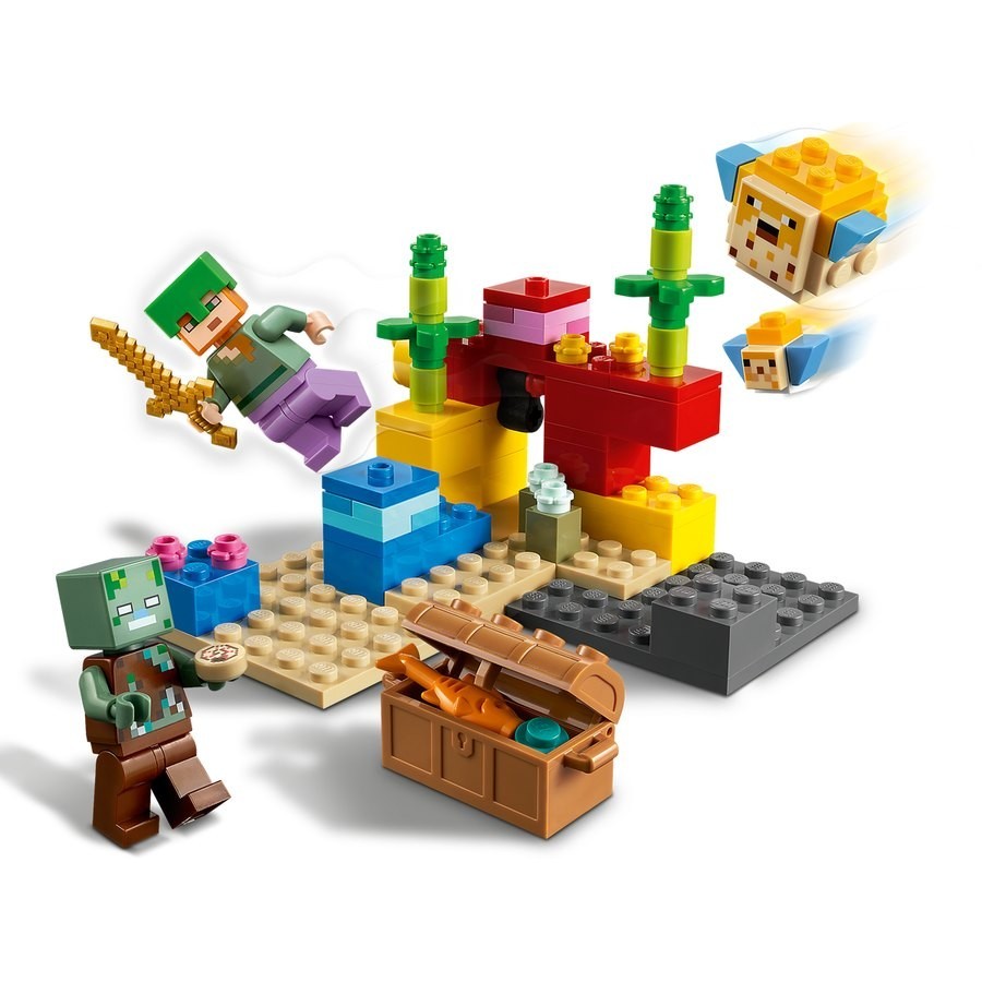 Everything Must Go Sale - Lego Minecraft The Coral Reefs Reef - Boxing Day Blowout:£9[cob10942li]