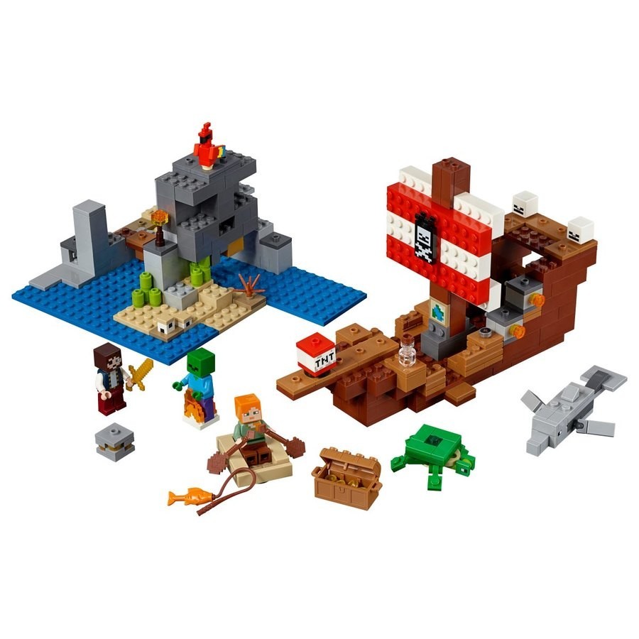 Valentine's Day Sale - Lego Minecraft The Pirate Ship Journey - Virtual Value-Packed Variety Show:£34