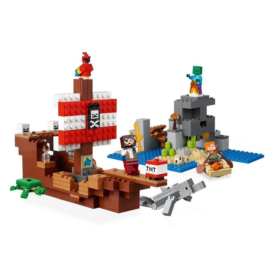 Two for One - Lego Minecraft The Pirate Ship Experience - Spectacular Savings Shindig:£33[lab10943ma]