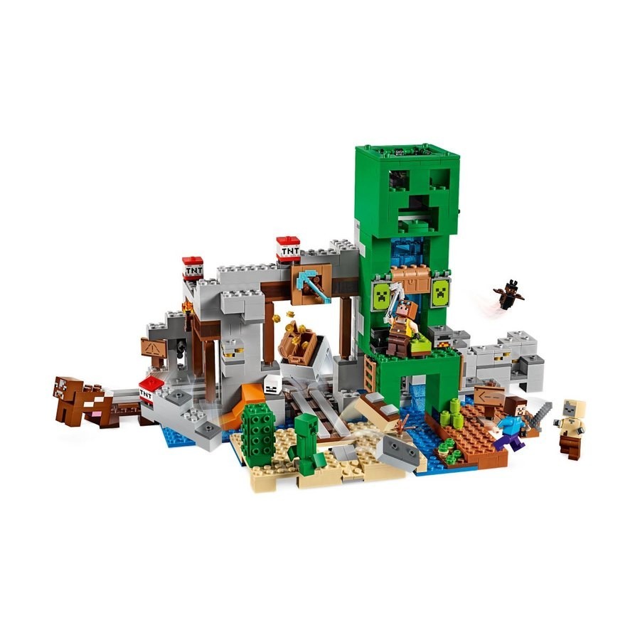 Cyber Week Sale - Lego Minecraft The Creeper Mine - Spectacular Savings Shindig:£59[lib10944nk]