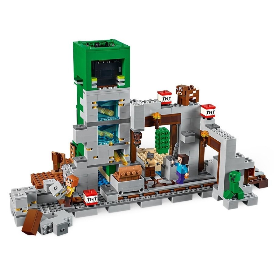 Cyber Week Sale - Lego Minecraft The Creeper Mine - Spectacular Savings Shindig:£59[lib10944nk]