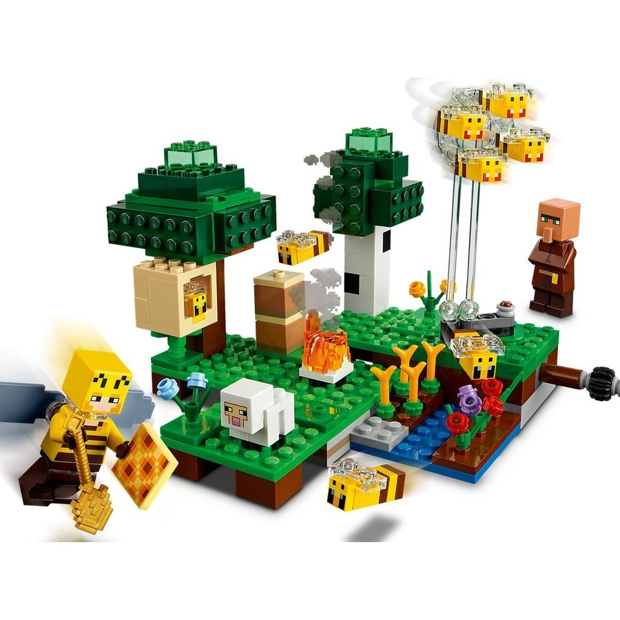 Price Match Guarantee - Lego Minecraft The Bee Ranch - Memorial Day Markdown Mardi Gras:£19[neb10950ca]