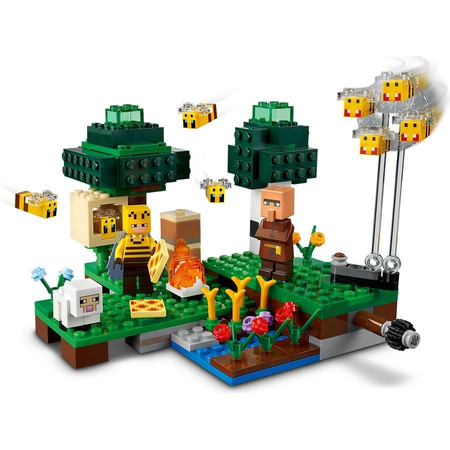 Price Match Guarantee - Lego Minecraft The Bee Ranch - Memorial Day Markdown Mardi Gras:£19[neb10950ca]