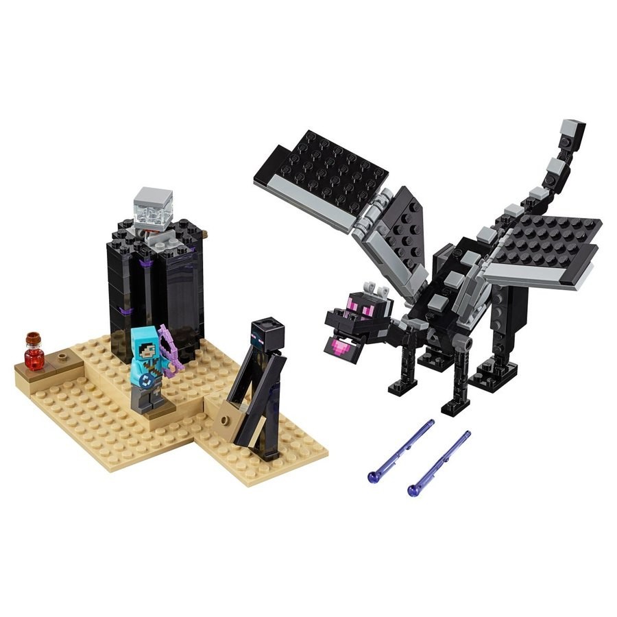 Doorbuster Sale - Lego Minecraft The End Battle - Liquidation Luau:£20[lib10951nk]