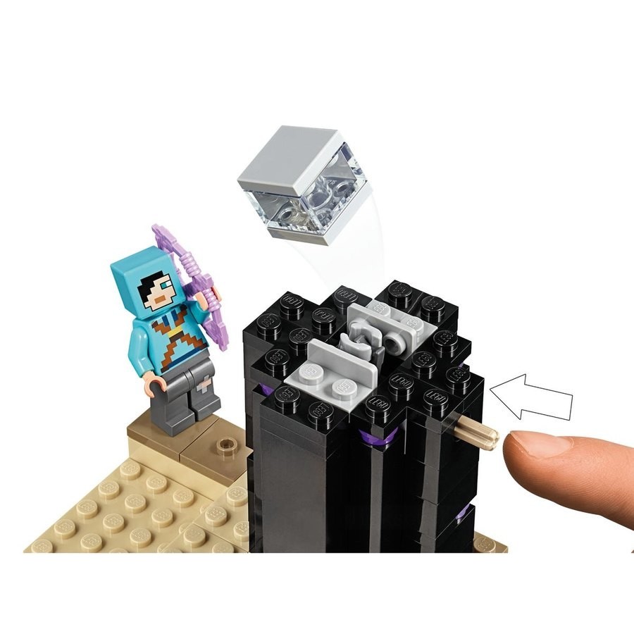 Doorbuster Sale - Lego Minecraft The End Battle - Liquidation Luau:£20[lib10951nk]