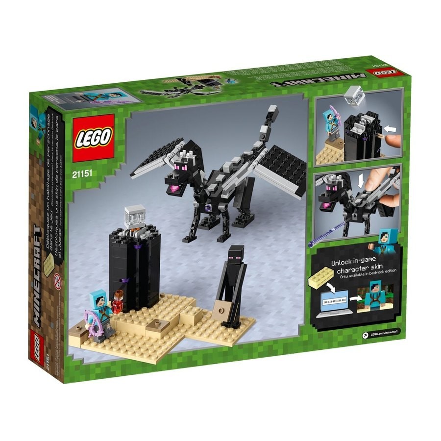 June Bridal Sale - Lego Minecraft The End Fight - Weekend:£20[cob10951li]