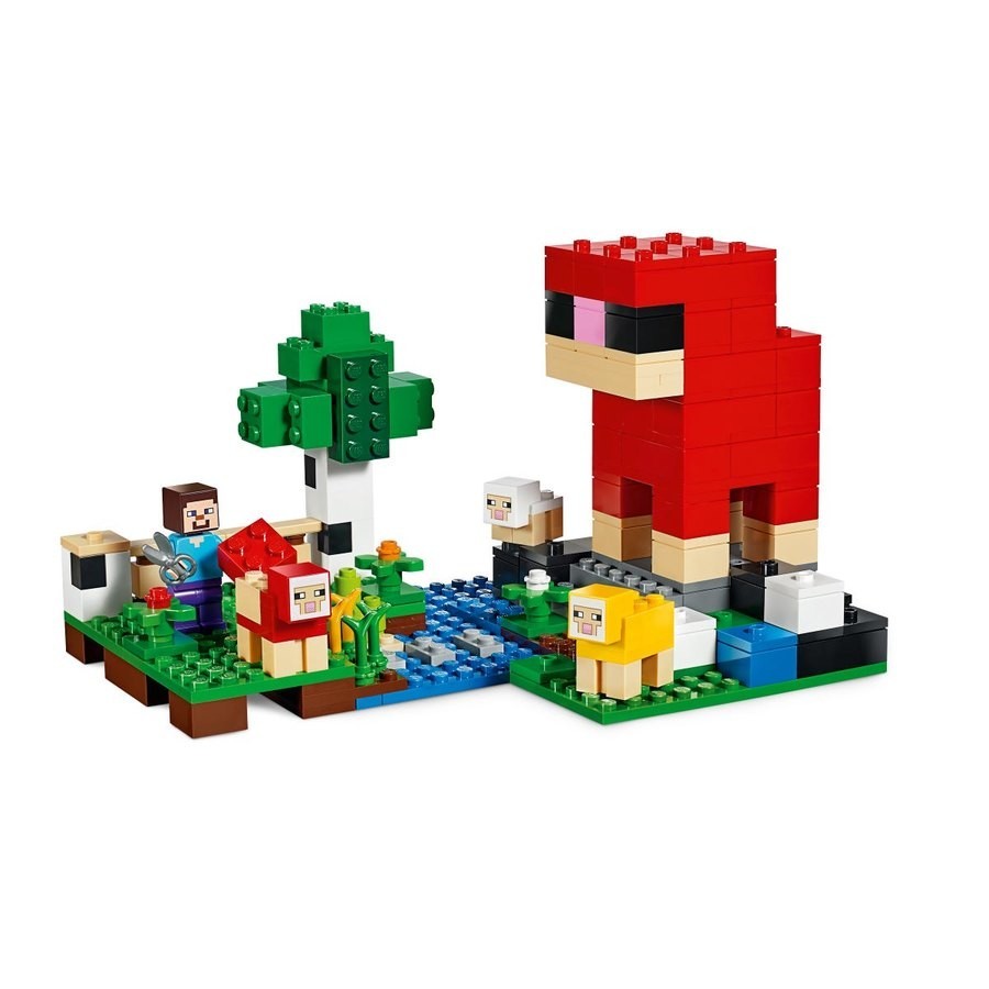 Closeout Sale - Lego Minecraft The Wool Ranch - Reduced-Price Powwow:£20[cob10953li]