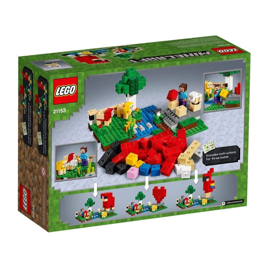 Price Match Guarantee - Lego Minecraft The Woollen Ranch - Digital Doorbuster Derby:£19[beb10953nn]