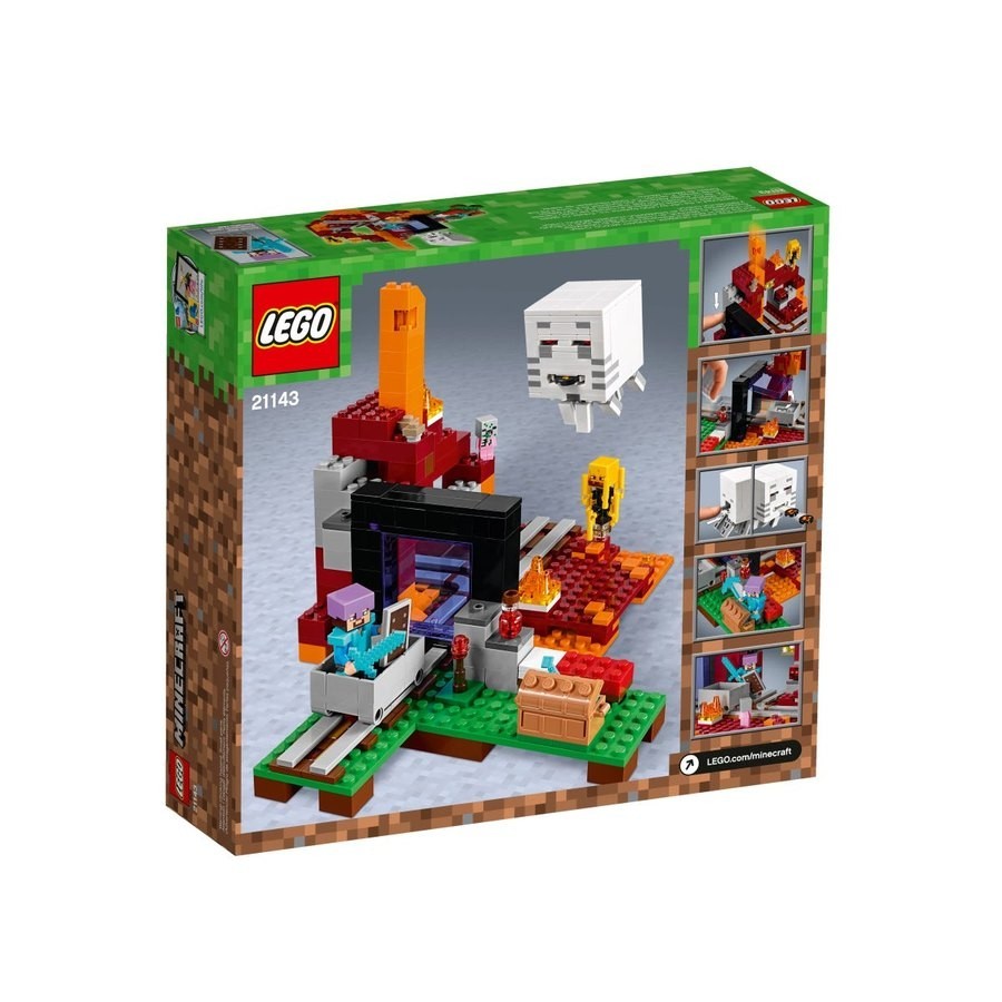Stocking Stuffer Sale - Lego Minecraft The Lower Gateway - Digital Doorbuster Derby:£33