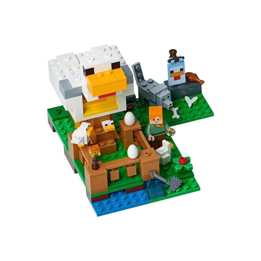 No Returns, No Exchanges - Lego Minecraft The Poultry Cage - End-of-Season Shindig:£20[lab10956co]