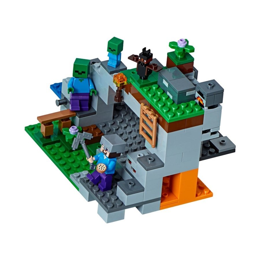 Doorbuster - Lego Minecraft The Zombie Cavern - Half-Price Hootenanny:£19[beb10958nn]