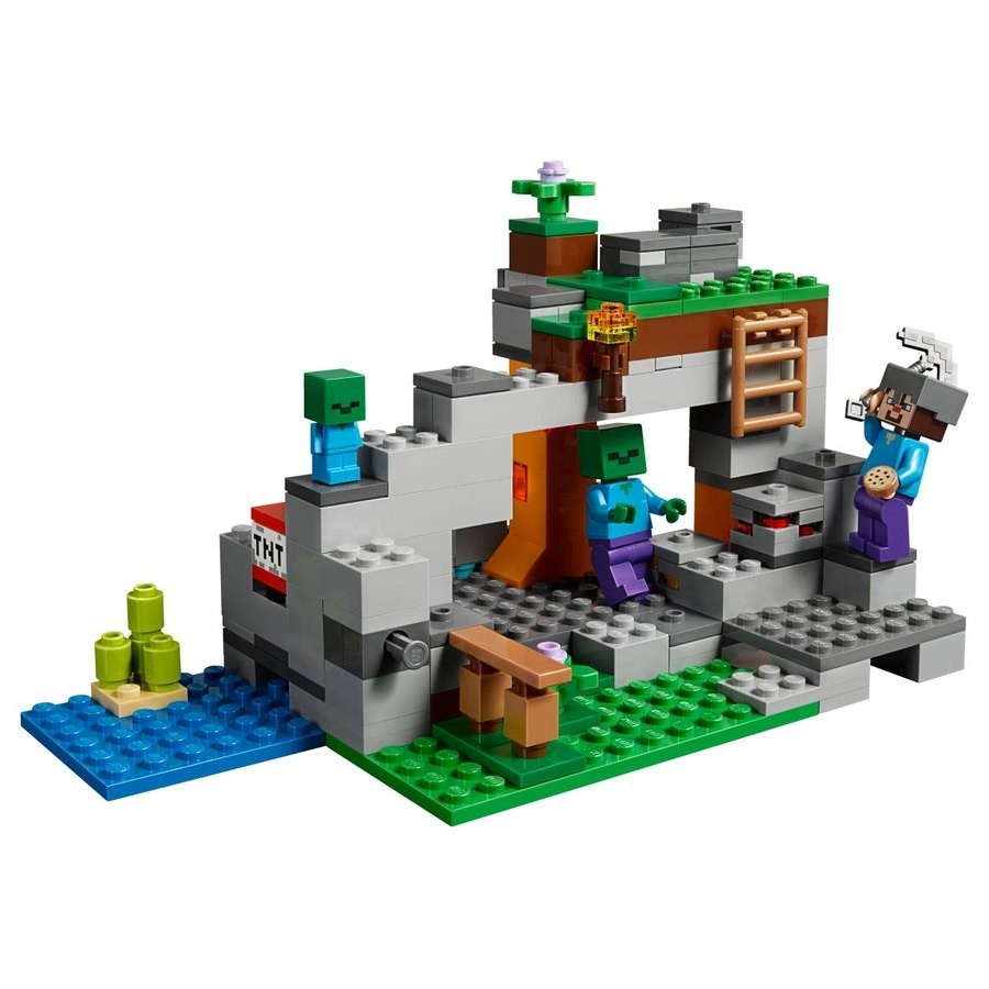 Everything Must Go Sale - Lego Minecraft The Zombie Cave - Price Drop Party:£19[lab10958ma]