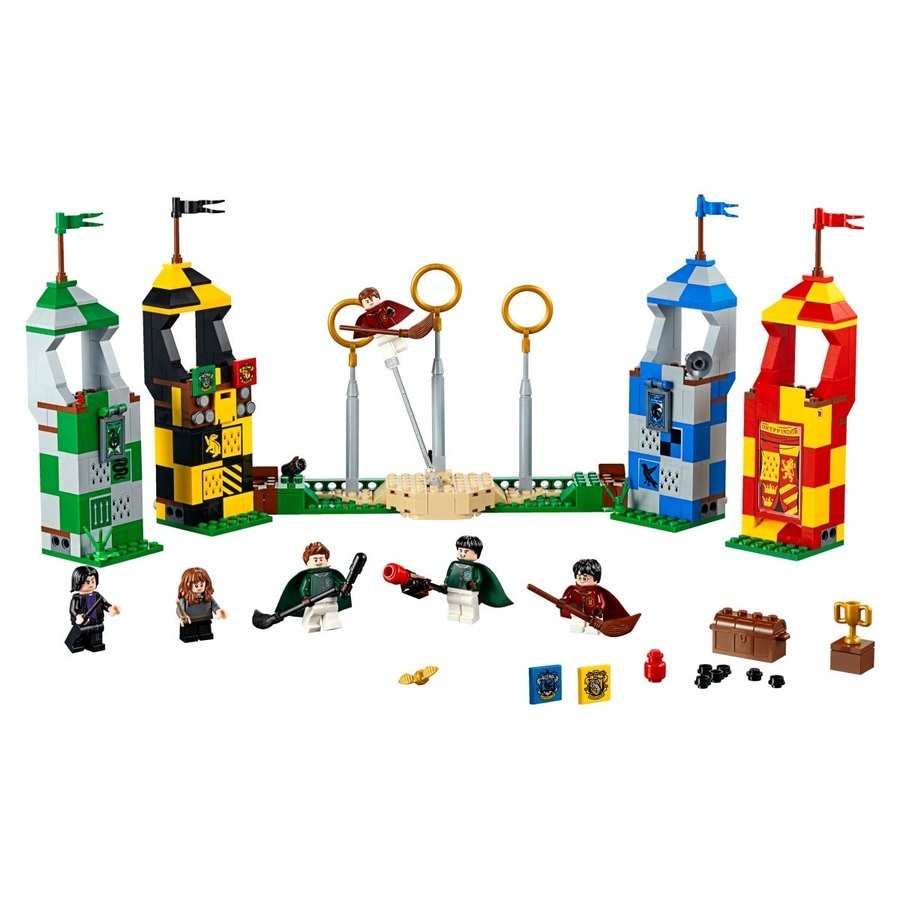 October Halloween Sale - Lego Harry Potter Quidditch Match - Half-Price Hootenanny:£32[lib10988nk]
