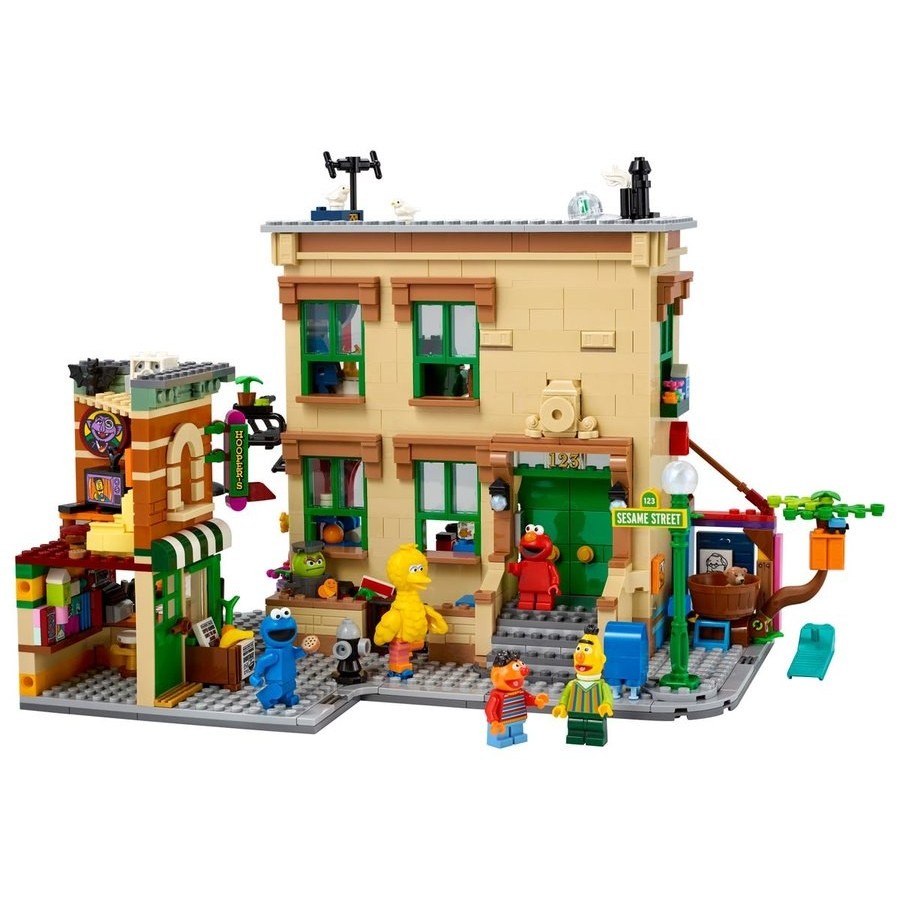 October Halloween Sale - Lego Ideas 123 Sesame Road - End-of-Season Shindig:£66[chb10997ar]