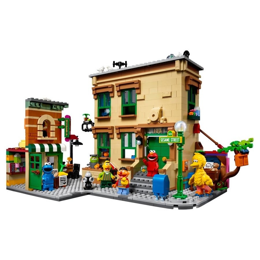 October Halloween Sale - Lego Ideas 123 Sesame Road - End-of-Season Shindig:£66[chb10997ar]