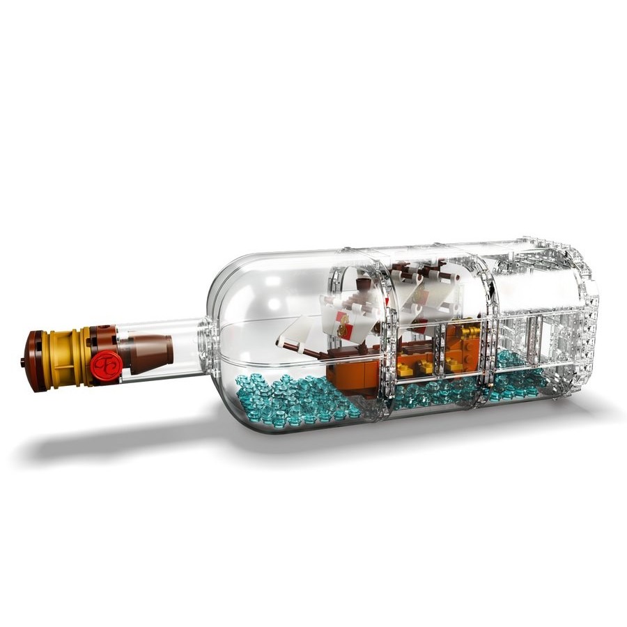 Going Out of Business Sale - Lego Ideas Ship In A Bottle - New Year's Savings Spectacular:£54[cob10999li]